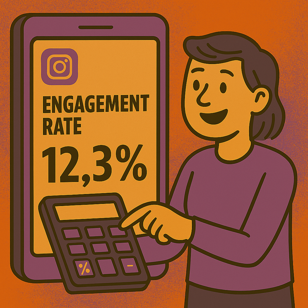 calcular taxa de engajamento no instagram