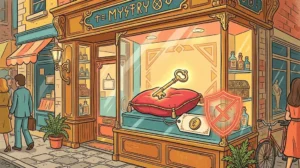 Ilustração vintage colorida sobre como evitar golpes ao comprar seguidores por 1 real e escolher crescimento seguro.